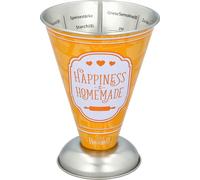 Birkmann Colour Kitchen Messbecher, Meßkanne, Meßbecher, Dosierhilfe, Messbehälter, Weißblech, Orange, 300 ml, 422865