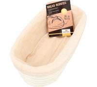 Birkmann Corbeille à lever avec housse en coton 1 pièce résistant à la chaleur jusqu'à 60 degrés Pain Cuisson Panier Fermentation inoxydable Panier de fermentation Allongé