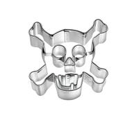 RBV Birkmann Emporte-pièce en Forme de tête de Mort en Acier Inoxydable 7 cm - 1 Pièce