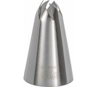 Birkmann Douille à rosace no.41, douille à douille, douille à garnir, accessoire de pâtisserie, acier inoxydable, Ø 6 mm, 411418