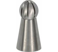 Birkmann Douille à tuf, fleur #112, douille à douille, douille à garnir, accessoire de pâtisserie, acier inoxydable, Ø 2.5 cm, 411654