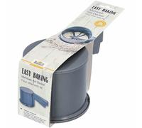 Birkmann Easy Baking Mehlsieb mit Deckel, Sieb, Küchensieb, Einhandsieb, Schüttelsieb, Kunststoff, Dunkelgrau, Ø 10 cm, 429659