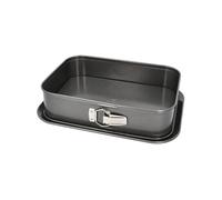 Birkmann Moule rectangulaire Easy Baking fond amovible – Acier carbone antiadhésif 34x23,5x8 cm