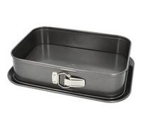BIRKMANN EASY BAKING - Moule Rectangulaire à Fond Amovible - Acier Carbone Antiadhésif 34x23.5x8 cm