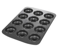 BIRKMANN EASY BAKING Plaque à cuisson pour donuts - Acier carbone - Anti adhésif - 12 moules Ø7cm