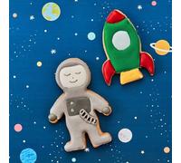 Birkmann Emporte-pièce Astronaute, avec gaufrage intérieur, emporte-pièce, moule à biscuits, biscuits, acier inoxydable, 8 cm, 199262