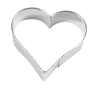 BIRKMANN Emporte-pièce Cœur, 6,5 cm, fer blanc, avec brillant, soudé à la main, 130104