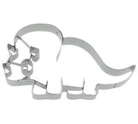 Birkmann Emporte-pièce Dinosaure Triceratops, avec gaufrage intérieur, emporte-pièce, moule à biscuits, biscuits, biscuits, acier inoxydable, 10 cm, 198944