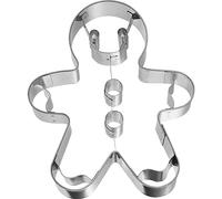 Birkmann Emporte-pièce en Forme de Bonhomme en Pain d’épice, 12 cm, Plastique, Gris, 5 x 3 x 2 cm, 1010699610