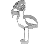 Birkmann Emporte-pièce en forme de flamant rose de Noël pour biscuits, pâte d'amande et fondant, en acier inoxydable, passe au lave-vaisselle, 8 cm