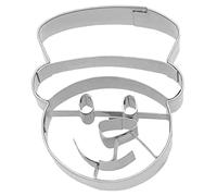 Birkmann Emporte-pièce en forme de tête de bonhomme de neige pour découper et décorer biscuits, pâte d'amande et fondant, acier inoxydable, passe au lave-vaisselle, 6 cm