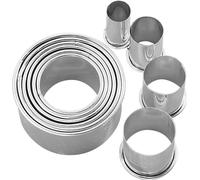 Birkmann Emporte-pièce professionnel cercle lisse, emporte-pièce, moule à biscuit, biscuit, acier inoxydable, Ø 8 cm, 143333