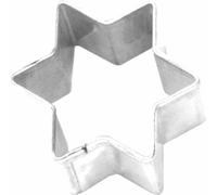 Birkmann Mini-Ausstechform Stern, Ausstecher, Plätzchenform, Keks, Plätzchen, Weißblech, 2.5 cm, 122895
