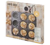 Birkmann Moule Anti-adhésif, Acier, Gris foncé, 32 x 30 x 3,2 cm