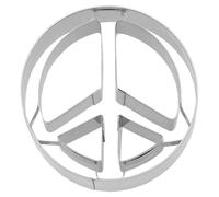 Birkmann Peace Emporte-pièce en acier inoxydable pour découper et décorer biscuits, pâte d'amande et fondant, 6 cm