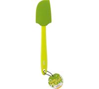 Birkmann Teigschaber Colour Splash, Küchenschaber, Schaber, Silikonkopf mit Kunststoffgriff, Grün, 29 cm, 421691