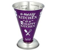 Birkmann - Verre doseur - Couleur : violet, fer blanc - Diamètre : 11 cm - Hauteur : 14,5 cm