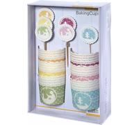 Birkmann Vintage Memories BakingCups, 24 Stück, Backbecher, Back Becher, Servierschale, Papier, Ø 7 cm, 442184