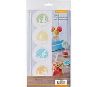 Birkmann Vintage Memories Mini-Geschenkbeutel mit Schleife & Grußetiketten, Geschenk Beutel, Zellglasbeutel, Dekoration, Zellglas, 14.5 cm, 442177