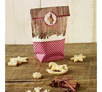 Birkmann Winter Poesie Papiergeschenktüten-Set, Geschenk Beutel, Papiergeschenkbeutel, Dekoration, Papier, 14.5 cm, 442283