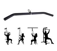 BIRLD LAT Barre De Tirage Câble Accessoires Universelles Triceps Barre pour Système De Poulie, Barre Droite Rotative avec Poignée Antidérapante, Musculation (Size : 65cm)