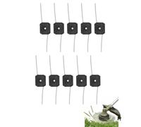 BIRLOZA Lot de 10 Accessoires pour Tête de Coupe, Lames de Rechange pour Débroussailleuse Sans Fil, Coupe-Bordures Électrique, Taille-Herbe à Batterie