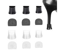 BIRLOZA Protege Talon Chaussure couvre talon aiguille couvre-talons hauts bouchon d'herbe pour les occasions de mariage à utiliser tous les jours 6 paires