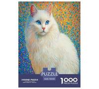 Birman Puzzle 1000 Pièces Cadeau Unique Jeu Éduchatif Défi Jouet À De Qualité Supérieure Peinture Art pour Adultes Et Enfants À Partir De 14 Ans 70x50cm/1000pcs