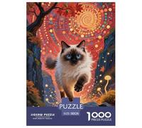 Birmanie 1000 Pièces Animaux Puzzle pour Adulte Jeu D'Intelligence Jeu Cadeau Unique Adultes Et Enfants Dès 14 Ans 38x26cm/1000pcs