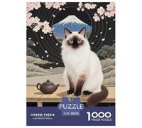 Birmanie 1000 Pieces Animaux Puzzle pour Adulte Jeu Éduchatif Défi Jeu Cadeau Unique Adultes Et Enfants Dès 14 Ans 38x26cm/1000pcs