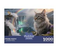 Birmanie Puzzle 1000 Pièces Détente & Relaxation Chat Mignon Puzzle Difficile Impossible pour Adultes Adultes Et Enfants Dès 14 Ans38x26cm/1000pcs
