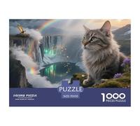 Birmanie Puzzle De 1000 Pièces pour Adultes Jeux Éducatif Défi Jouets Cadeaux Chat Mignon Puzzle Difficile Impossible pour Adultes Enfants Dès 14 Ans70x50cm/1000pcs