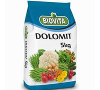 BirnePower Chaux dolomitique 10 kg, engrais à base de calcium et de magnésium, chaux naturelle pour jardin en sachet plastique