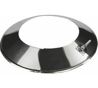 BirnePower Rosace de Finition Ø Intérieur 220 mm en Acier Inoxydable, pour Tube Double Paroi Isolé, Conduit Cheminée et Évacuation des Fumées, Épaisseur 0,6 mm