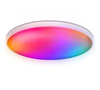 Birnetek® Plafonnier LED 48W, Luminaire Plafonnier RGB Rond Dimmable, Éclairage de Plafond 3500LM, 2700-6500K Compatible avec Alexa, Contrôle APP, Télécommande, pour Salon, Chambres, Cuisine