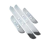 BIRNN 4 Pièces Voiture Acier Inoxydable Seuil Porte Plaques pour Citroen C5 2010 2021, Anti Rayures AntidéRapant Bienvenue PéDale Protecteur de Seuil de Porte Voiture