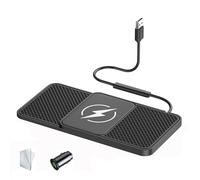 BIRNN Chargeur de Voiture sans Fil pour Peugeot Rifter Bipper RCZ 1007 2008 3008 4007 5008, Charge Rapide Type-C/USB, Chargeur Induction Voiture 20W, Tapis Chargement Antidérapant