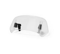 BIRNN Pare-Brise pour Moto pour Benelli TRK702, Deflecteur Air Moto Pare-Brise Pare-Brise Avant De Moto Déflecteur Pare-Brise Garde Déflecteur Vent Spoiler,280mm- Transparent