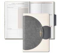 BIROYAL Agenda hebdomadaire non daté - Format A5 - Avec liste de choses à faire, grand champ de note - 128 pages en allemand avec couverture rigide - Agenda hebdomadaire hebdomadaire