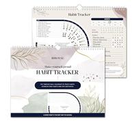 BIROYAL Calendrier de suivi des habitudes 2026 (non daté de 12 mois), journal journalier hebdomadaire et mensuel, reliure à spirale avec suivi des habitudes d'objectifs inscriptibles, outil de