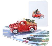 BIROYAL Carte de Noël Pop Up, Noël 3D, Nouvel An, Carte de vœux de vacances avec Enveloppe - Cadeau de Noel Élégant pour Femmes, Hommes et Enfants