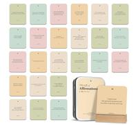 BIROYAL Cartes d'affirmation positive pour femme - 55 cartes de pleine conscience - Cartes de médiation et cartes d'affirmation quotidienne pour femme - Cartes de manifestation de 8,9 x 7,1 cm avec