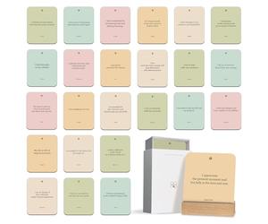 BIROYAL Cartes d'affirmation positive pour femme - 55 cartes de pleine conscience - Cartes de médiation et cartes d'affirmation quotidienne pour femme - Cartes de manifestation de 8,9 x 7,1 cm avec