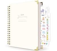 BIROYAL Journal de grossesse et livre de souvenirs bébé, Du début de la grossesse jusqu'à l'âge de 18 ans, Comprend 417 autocollants bébé, Livre De Grossesse à Remplir pour Préparer