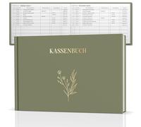 BIROYAL Livre de caisse A5 - 120 pages - Livre de budget et livres de caisse - Livre de budget et livres de caisse - Livre de budget à écrire - Livre de caisse pour petites entreprises - Planificateur