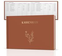BIROYAL Livre de caisse A5 - 120 pages - Livre de budget et livres de caisse - Livre de dépenses de recettes - Livre de budget à écrire - Livre de caisse pour petites entreprises - Traqueur financier