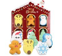 Birshe Coffret Cadeau Boules de Bain Lot de 6 Boule de Bain Enfant Sel de Bain,Boules de Bain de Noël Biologiques et Naturelles Coffret Bain,pour Cadeau Femme, Fille, Enfants, Fete des Meres,Noël