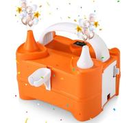 Birshe Gonfleur à Ballon 400W,Électrique Gonfleur Ballon Pompe à Ballon Électrique Gonfleur Ballon Electrique avec Double Buse pour Ballons d'anniversaire de Mariage et de Décoration de Fête