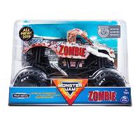 Birsppy MJ Monster Jam 公式ゾンビモンスタートラックダイキャストカー、1:24スケール。, 6054951