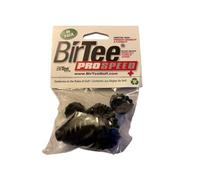 BirTee Pro Speed Plus Lot de 8 tees de golf d'intérieur en plastique avec flexibilité et durabilité (Noir)